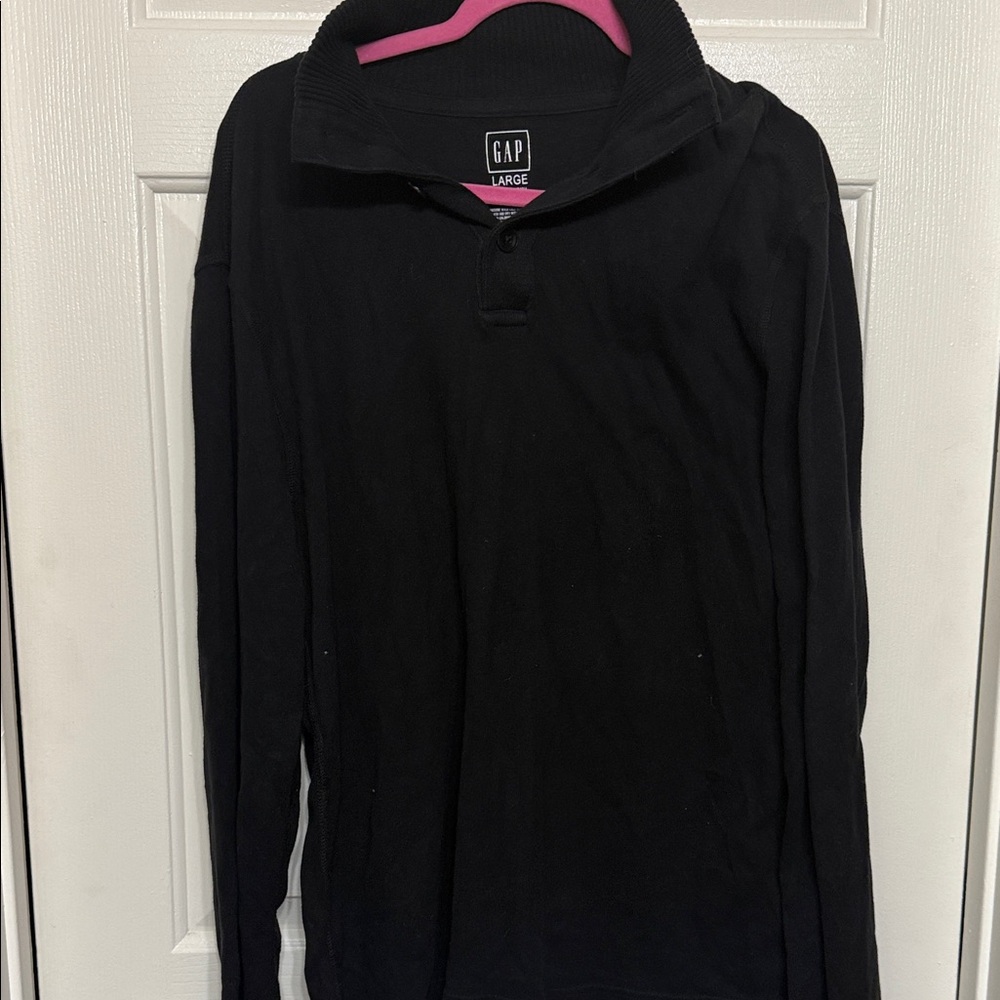 GAP Classic Black Polo Shirt